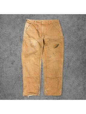 Made in USA Tan Carhartt Double Knees